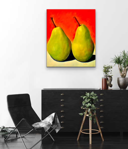 Showcasing Double Delight   26x32       In Situ