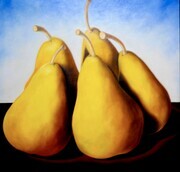 Five Pears in the Country   48x48