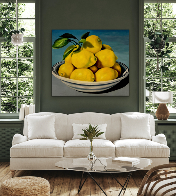 Florida Lemons  34x40 In Situ