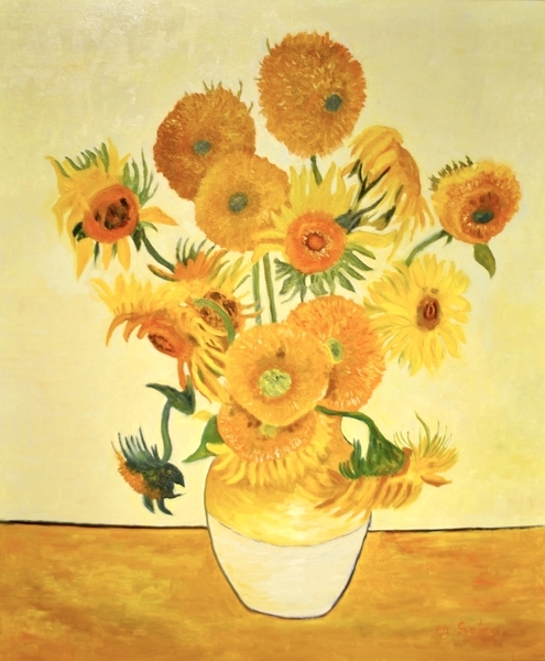 "Homage to Van Gogh"    30x36      $2.300