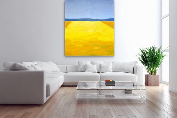 Showcasing "Field of Gold"   50x56      In Situ