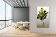 Showcasing "Sunflowers"  32x62   US$3.500